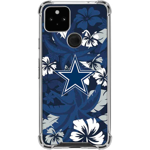 NFL Dallas Cowboys Tropical Print Pixel Cases